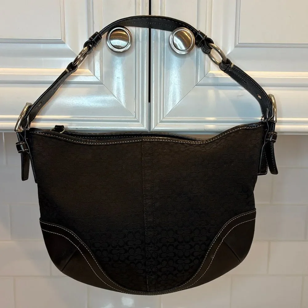 Coach Bag Purse Handbag Y2K Soho Hobo Vintage Jacquard Signature Mini Shoulder